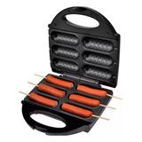 Maquina Crepeira Suiço Crepe E Hot Dog 6 Cavidades 220v