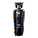 Máquina De Acabamento Cabelo Display Led Kemei Km Max 5090 Cor Preto 110v 220v