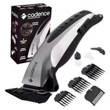 Máquina De Aparar Pelos E Barba Cadence Cab173 220volts Full Cor Prata preto 220v