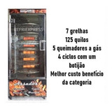 Máquina De Assar Brasgrill Br55 Frangos Giratória Frangueira 125 Kg 220v
