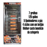 Máquina De Assar Frangos Giratória 125 Kg Carnes E Frangos Bivolt Brasgrill Br55