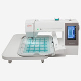 Máquina De Bordar Janome Mc550e Borda Até 20x36 Cm