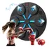 Máquina De Boxe Eletrônica Musical Bluetooth Led Parede Soco