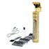 Maquina De Cabelo Sem Fio Risco Desenho Barba Pelo Cor Dourado 110v/220v