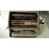 Máquina De Calcular Manual Antiga Alemã
