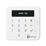 Máquina De Cartão SumUP Top Branco Sem Aluguel Bluetooth Funcionamento A Pilha