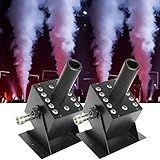 Máquina De Coluna De Ar Led Colorida Canhão De Neblina Fria Máquina De Jato Criogênico De Co2 Altura De Jato De Máquina De Neblina 8 10 Metros Para Palco Festa Casamento