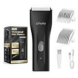 Máquina De Cortar Cabelo Aparador De Barba à Prova D Água Com Lâmina De Cerâmica Kit De Corte De Cabelo Recarregável Para Adultos E Crianças Preto 