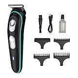 Máquina De Cortar Cabelo Aparadores De Cabelo Para Homens E Crianças Aparador De Cabelo Elétrico Sem Fio Recarregável USB Kit De Corte De Cabelo 4 Pentes Guia 3 6 9 12 Mm 