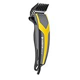 Máquina De Cortar Cabelo Cadence Master Cut 220V Preto Amarelo 10W CAB174
