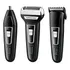 Máquina De Cortar Cabelo E Barbear Tira Pelo Nariz 3x1 Cor Preto 110v 220v
