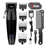 Maquina De Cortar Cabelo Sem Fio Wmark Ng 222 Profissional Cor Preto 110v 220v