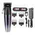 Maquina De Cortar Cabelo Wmark Ng 222 Prata Grafite Profissional
