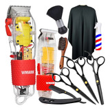 Maquina De Cortar Cabelo Wmark Tesoura Profissional Barbeiro