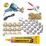 Maquina De Cortar E Frisar Chinelos 220v Com Guia E Manual