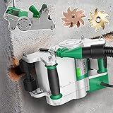 Máquina De Corte De Ranhuras De Parede 1100W Máquina De Ranhuras De Parede Profundidade De Ranhuras Ajustáveis Cortador De Betão E Conjunto De Máquina De Corte De Ranhuras De Parede De Chão Notcher