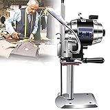 Máquina De Corte De Tecido Faca Reta Vertical Elétrica Cortador De Pano Elétrico Tesoura Para Corte De Tecido Função De Afiação Automática Com Luz LED Para Têxteis Couro Corte Papel 110V 13 