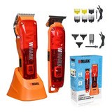 Maquina De Corte E Acabamento Wmark Ng 604 Laranja Com Base
