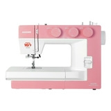 Máquina De Costura Mecânica Doméstica Janome 1522pg Cor Branca rosa