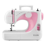 Máquina De Costura Reta Elgin Futura Jx 2040 Branca rosa127v