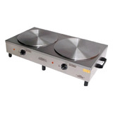 Máquina De Crepe Francês Panquequeira Dupla A Gás Ademaq