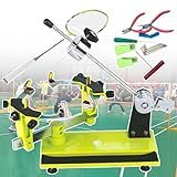 Máquina De Encordoamento Raquete De Tênis Sistema De Montagem De 6 Pontos Rotação De Raquete De 360 Pode Ser Puxado Até 35 Libras Equipamento De Reparo De Raquete 59x29x28cm 