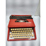 Maquina De Escrever Antiga Olivetti Dora Funcionando