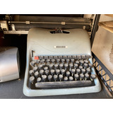 Máquina De Escrever Olivetti College Azul Baby Industrial
