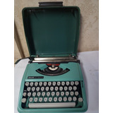 Máquina De Escrever Olivetti Lettera 82 Verde