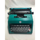 Máquina De Escrever Olivetti Studio 45   Funcionando