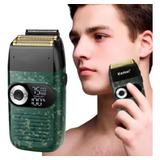Maquina De Fazer Barba Elétrico Recarregável Com Acessorios