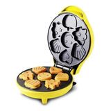 Máquina De Fazer Bolinho Cake Mini Waffle Bichinhos Elétrica