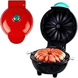 Máquina De Fazer Bolos Doces Waffle Rosquinhas Donuts Assadeira Mini Bundt Cake Maker Premium 110 Volts
