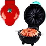 Máquina De Fazer Bolos Doces Waffle Rosquinhas Donuts Assadeira Mini Bundt Cake Maker Premium  220  Volts 