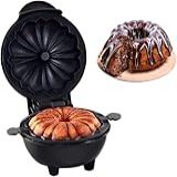 Máquina De Fazer Bolos Doces Waffle Rosquinhas Donuts Assadeira Mini Bundt Cake Maker Premium