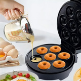 Máquina De Fazer Donuts Rosquinhas Confeitaria Culinária Cor Preto 110v