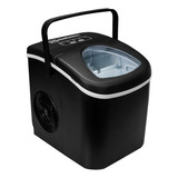 Máquina De Fazer Gelo Portátil E Automática Preta Sebem