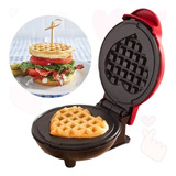 Máquina De Fazer Waffle Grill Panqueca Elétrica 110v Ou 220v