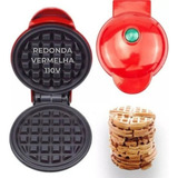 Máquina De Fazer Waffle Grill Panqueca Elétrica 110v Ou 220v