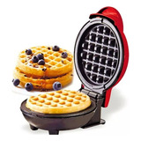 Máquina De Fazer Waffle Mini Grill Antiaderente Forma Linda