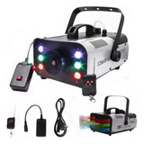 Maquina De Fumaça 1200w Com Led Rgb Controle Sem Fio 220v