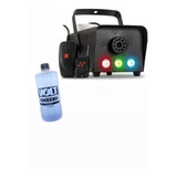Máquina De Fumaça 600w 3 Led Fluído 1 Litro