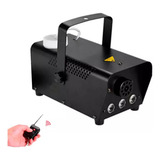 Máquina De Fumaça De Festa De 600w Com Controle E Luz Led Preta