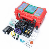 Máquina De Fusão De Fibra Óptica Orientek T45 Kit Poder