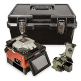 Maquina De Fusão Fibra Optica Tracker Comf6001 4 Motores
