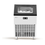 Máquina De Gelo Polar Profissional Icer Maker 90kg Dia Cor Prata 220v