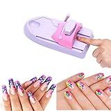 Máquina De Impressora De Arte De Unhas Impressora De Arte De Unhas E Kit De Placas De Padrão De Esmalte Com 7