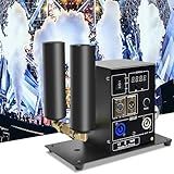 Máquina De Jato De CO2 De 2 Tiros- Máquina De Neblina De Palco Com Visor LCD- Canhão Digital De Co2 De Controle DMX Para DJ- Festa- Boate- Concerto- Evento- Show- 7-9 M A 9-8 M De Altura