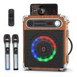 Máquina De Karaokê Jyx Com Dois Microfones Sem Fio
