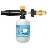 Máquina De Lavar A Pressão Elétrica BEARFORCE Canhão De Espuma DIY Com Conector Lavador De Energia Ajustável Lança De Espuma De Neve Garrafa 0 6L Compatível Com Sun Joe E Alguns Dos AR Blue Clean 